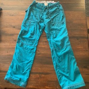 Koi Size Small Scrub Pants Turquoise